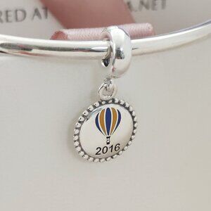 Pandora 2016 World Hot Air Balloon Exclusive Dangle Charm with box